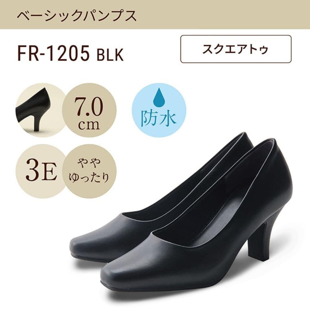 fuwaraku フワラク オフィスハイヒールパンプス レディース ブラック