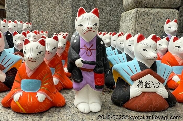 稲荷神 お稲荷様 狐 仏像 骨董 美術品 焼き物 仏様 江戸期ごろ