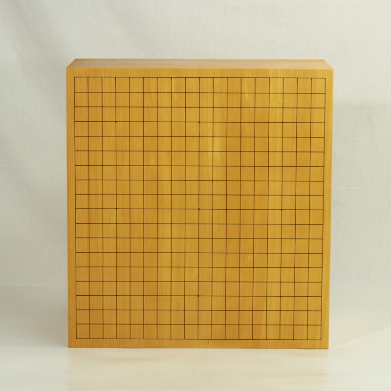 日向産】本榧脚付碁盤 7寸柾目 181221