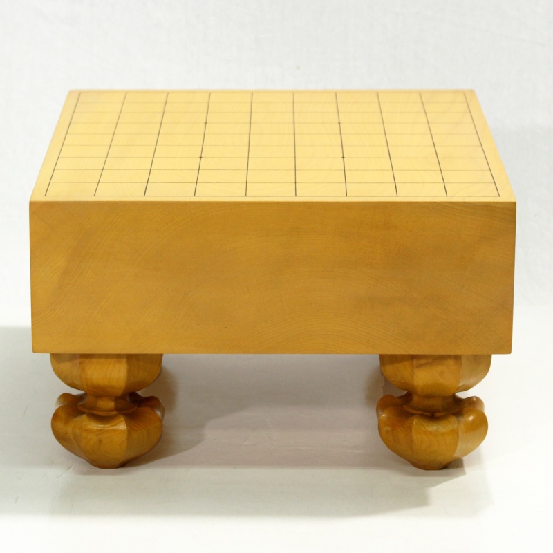 日本産】本榧脚付将棋盤 3.6寸木表 189111