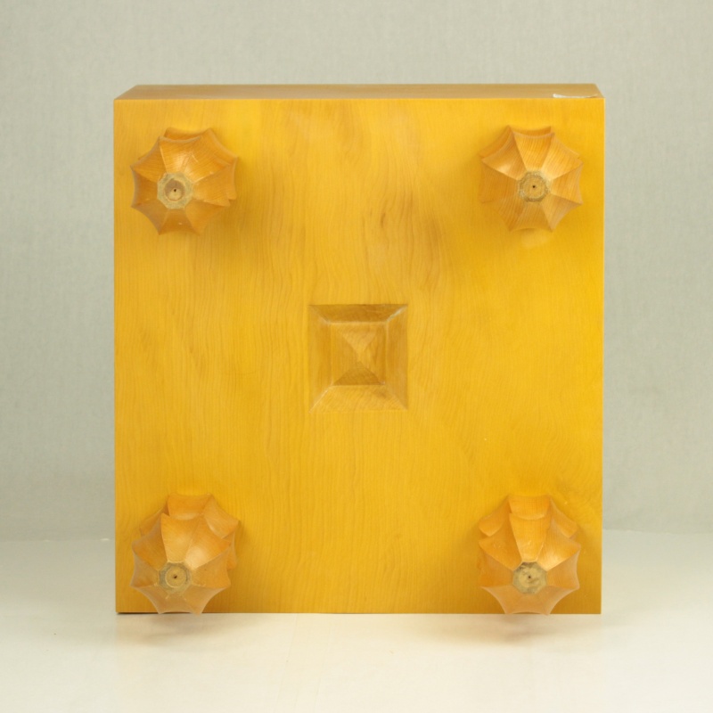 本榧碁盤 6寸天地柾目 164227