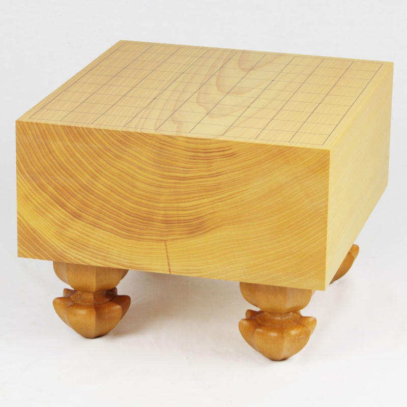 日本産】本榧脚付将棋盤 5寸板目 245151