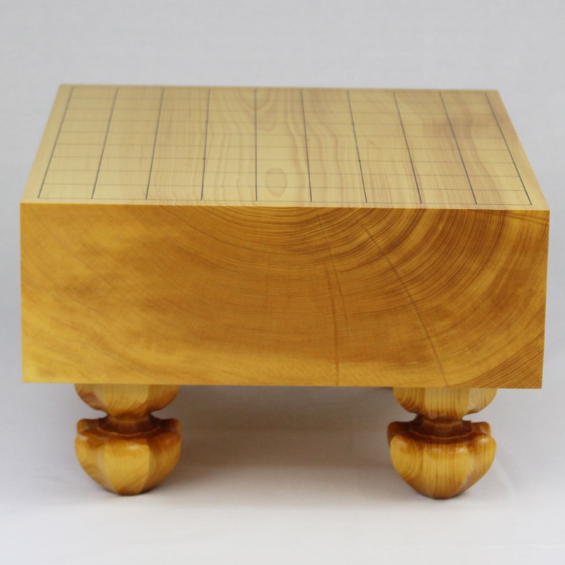 日本産】本榧脚付将棋盤 4寸板目 23Z261