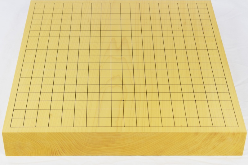 日本産】本榧卓上碁盤2寸板目一枚物 245302