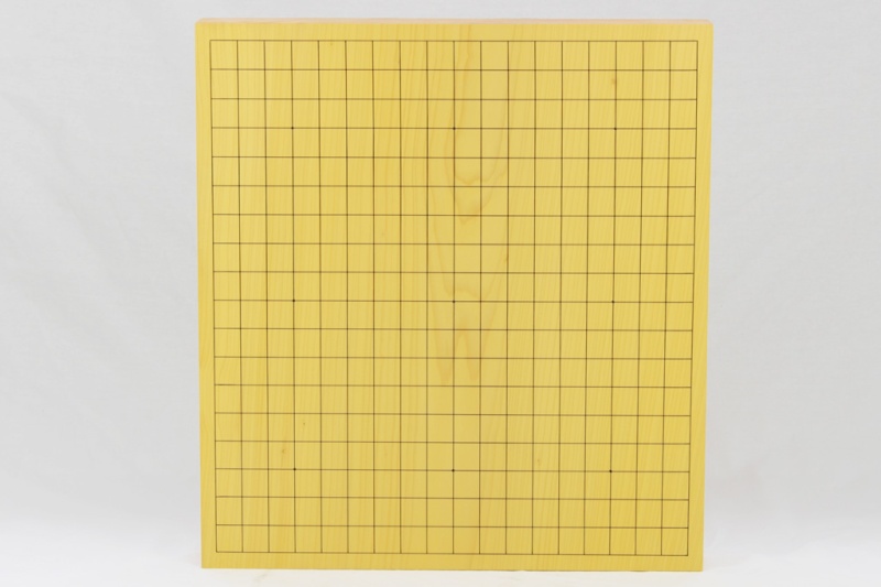 日本産】本榧卓上碁盤2寸板目一枚物 245302