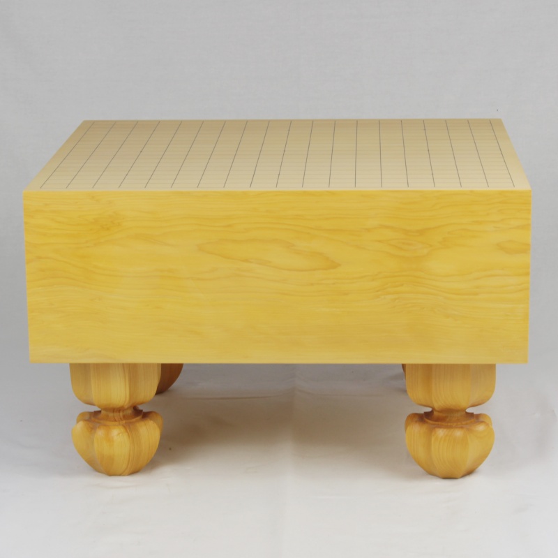 本榧脚付碁盤 4.5寸板目 252184