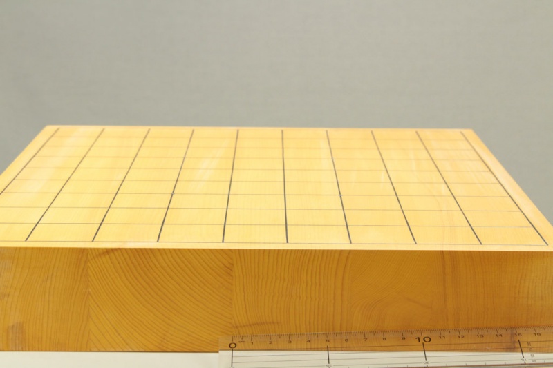 日本産】本榧卓上将棋盤 2寸柾目（ハギ）223294