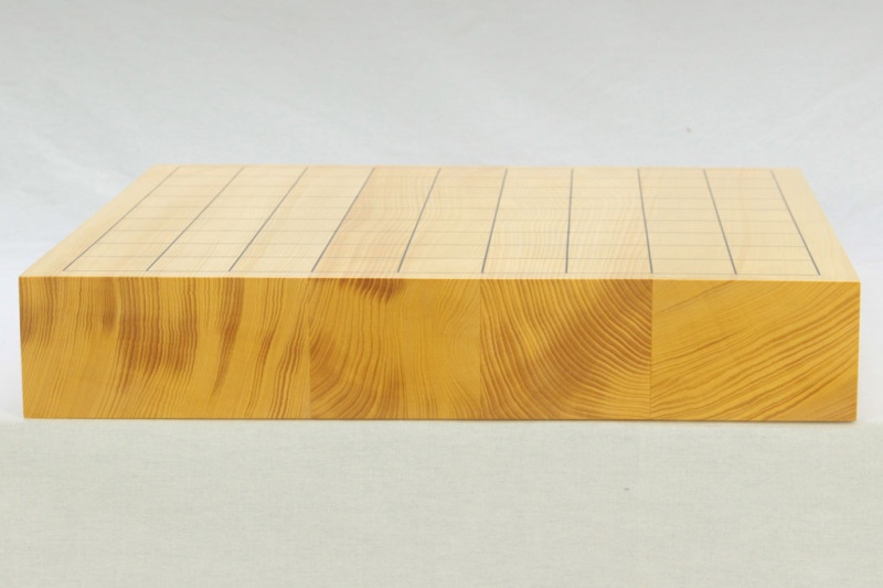 日向産】本榧卓上将棋盤 2寸柾目（ハギ）214201