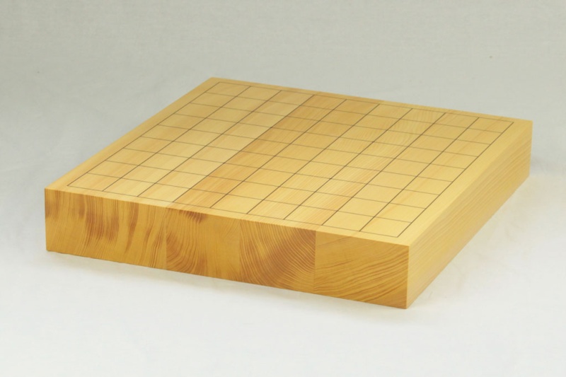 卓上囲碁盤 2寸 天地柾目 高級天然木 ハギ3枚造り 特撰 6㎝ 本榧足付