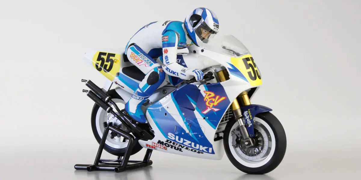 1:8 Scale Radio Controlled Electric Powered Motorcycles Hanging On