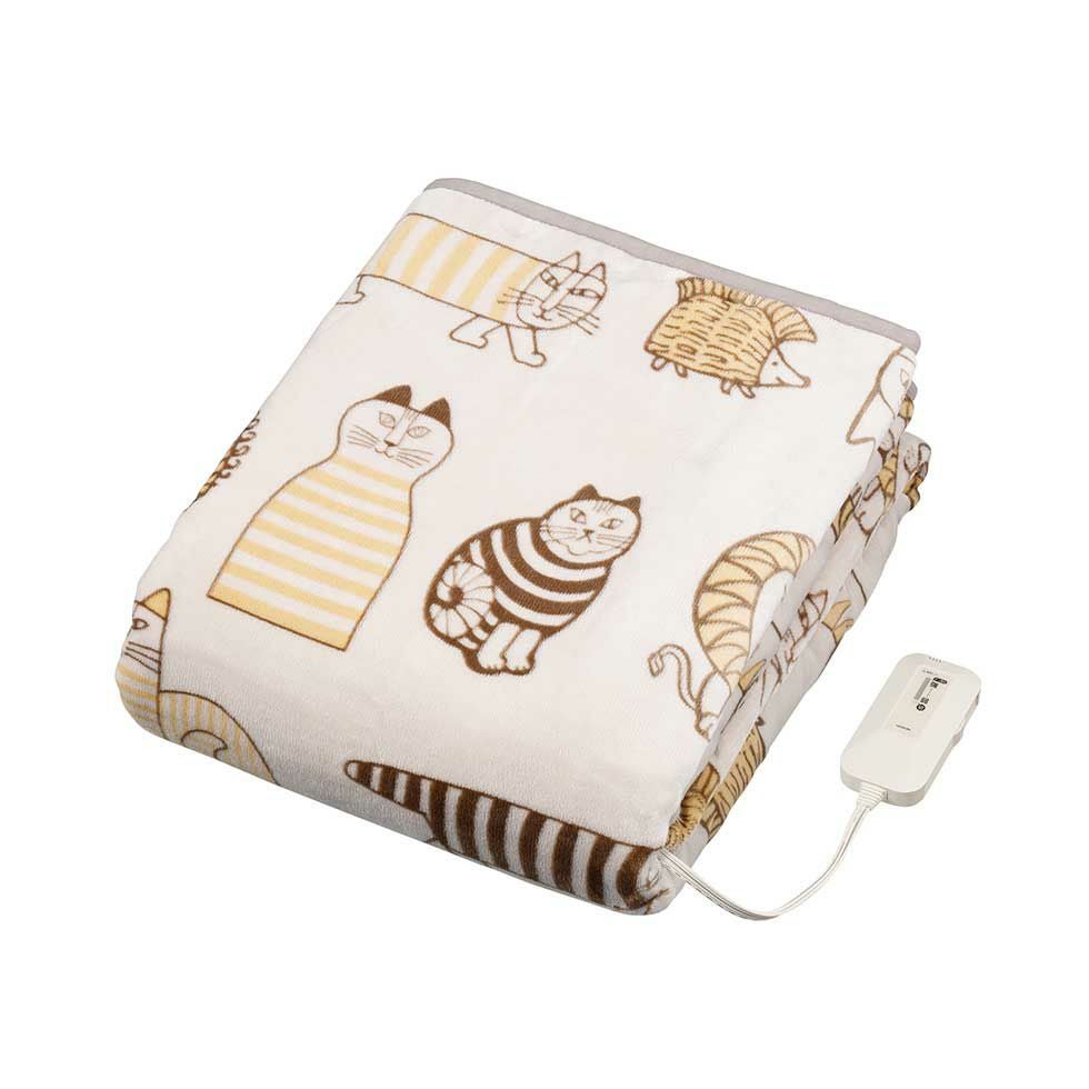 電気毛布(掛け敷き)リサ・ラーソン188x120cmKDK-L504 | コイズミ