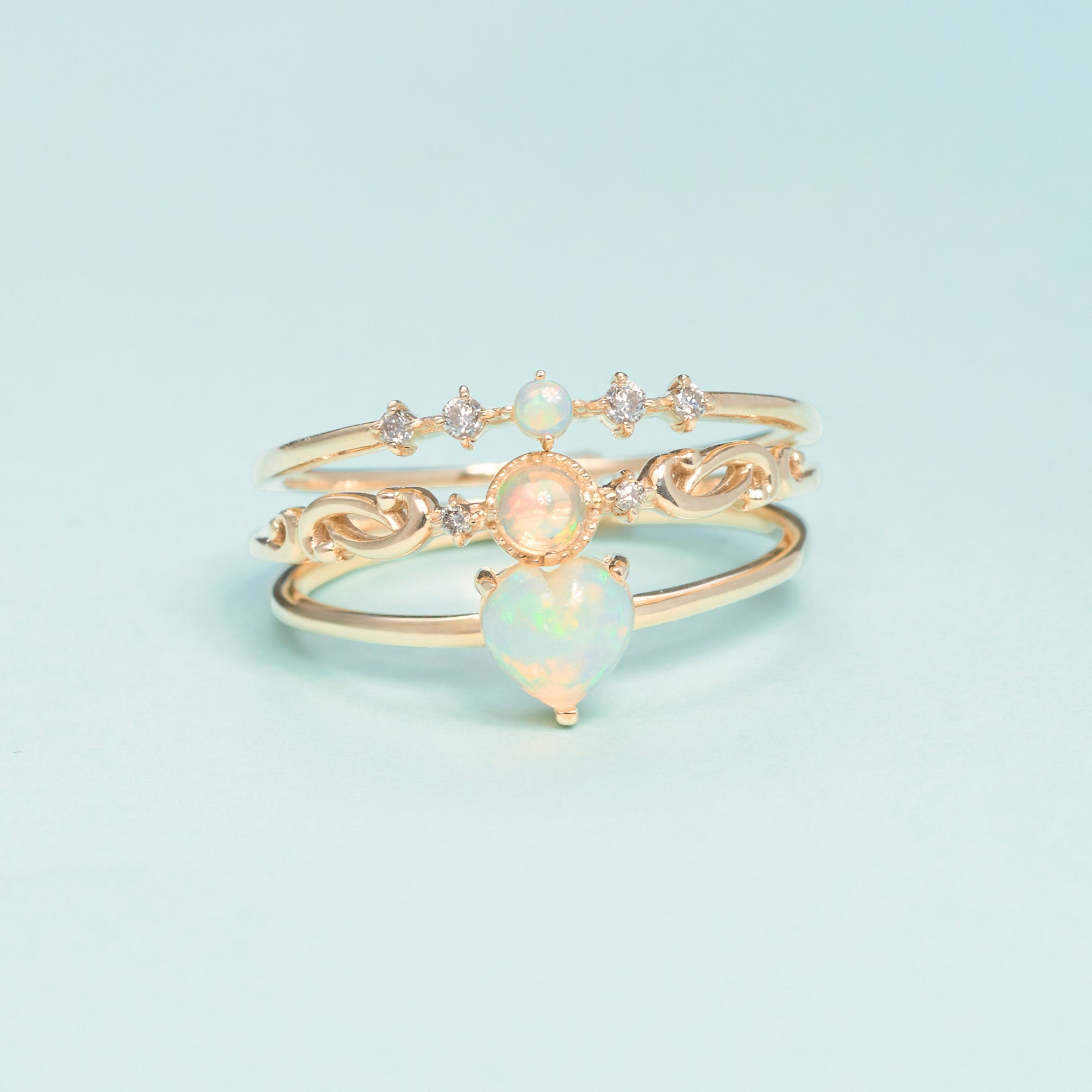 L&Co.(エルアンドコー)】 リング｜K10 オパール リング(36-4814) – L&Co.