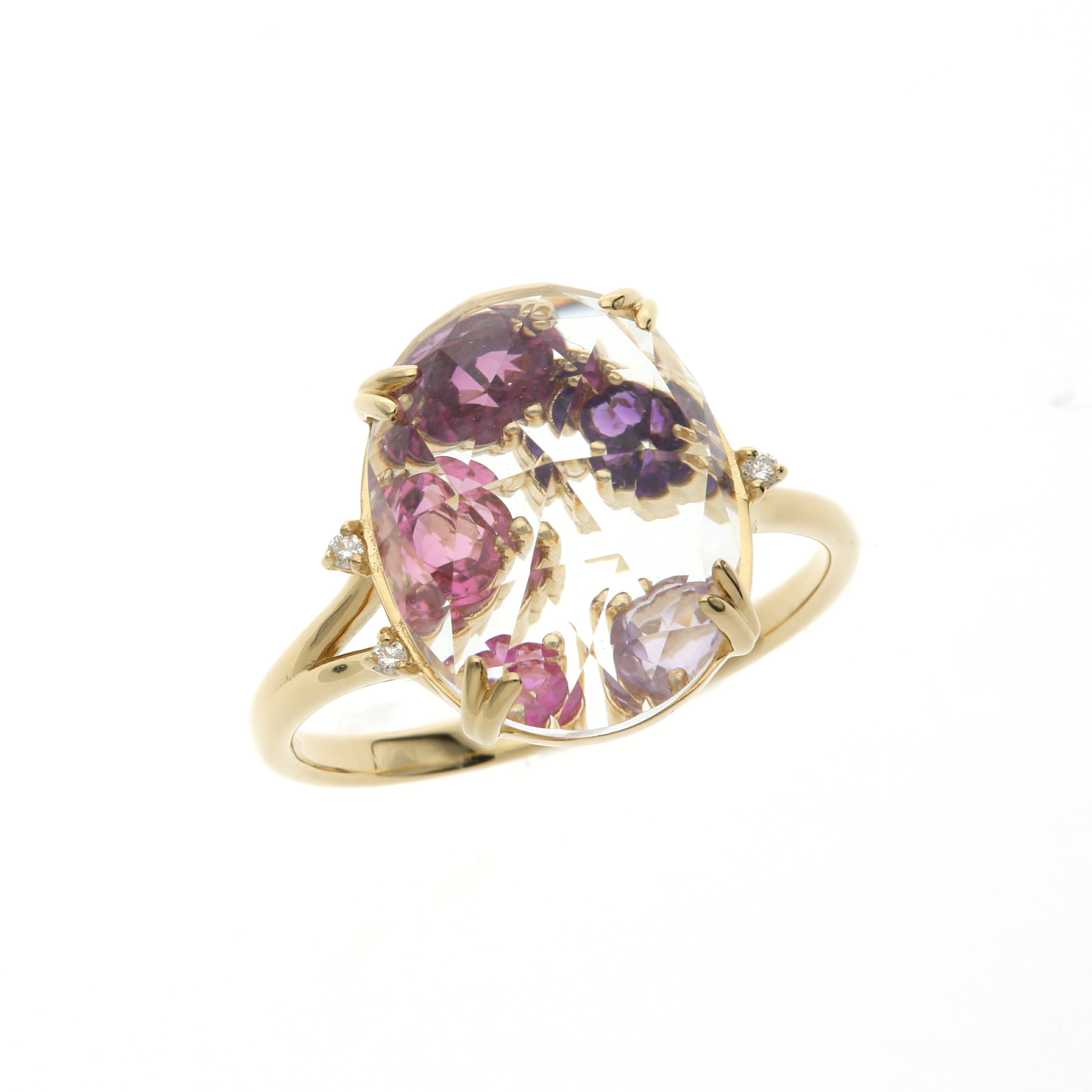 L&Co.(エルアンドコー)】リング｜K18 カラーストーン リング （96-2132