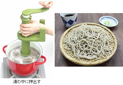 そば処信州生まれのそば打ち機「そば楽」手軽にそば作り｜株式会社ソニック