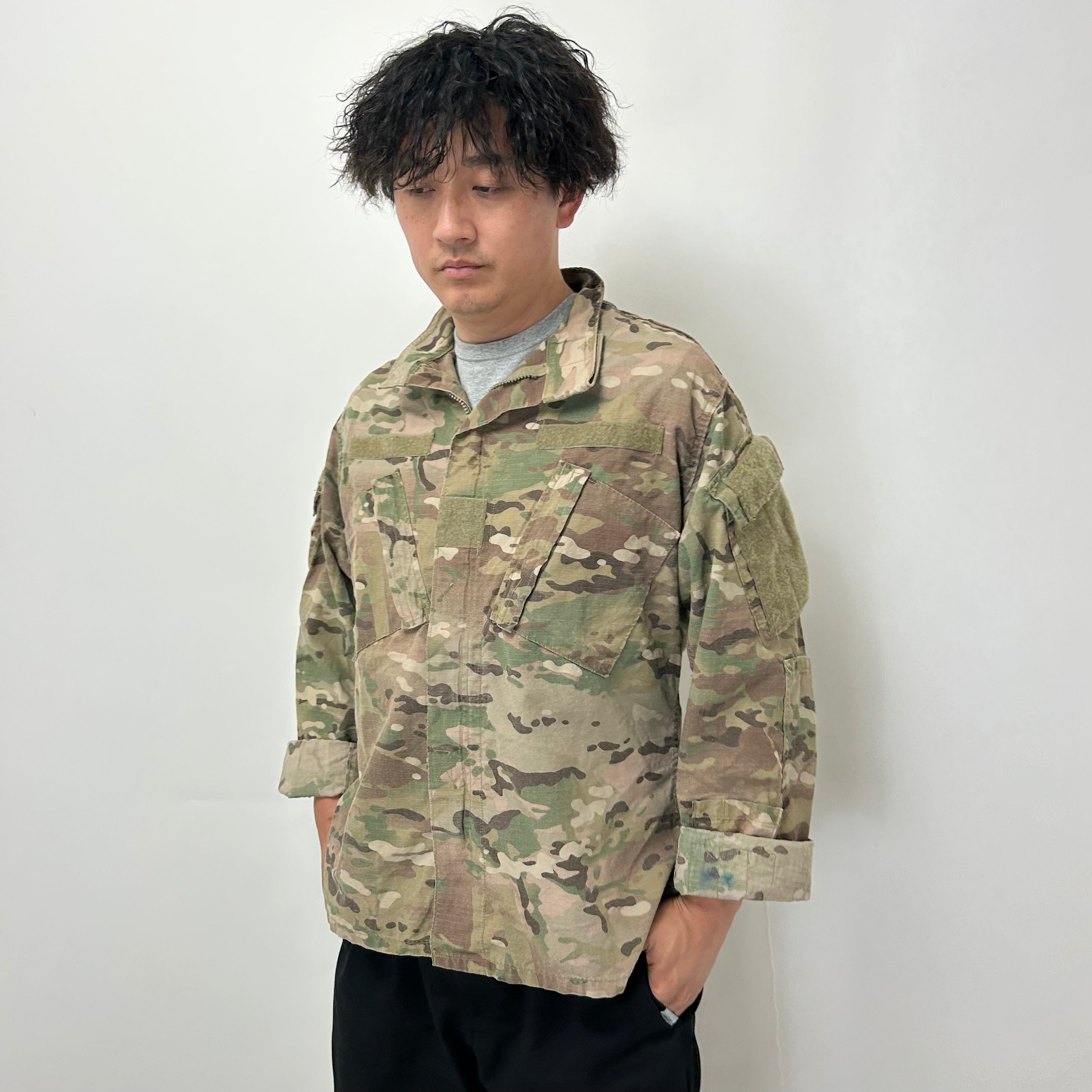 アメリカ軍 U.S.ARMY マルチカム リップストップ コンバットジャケット