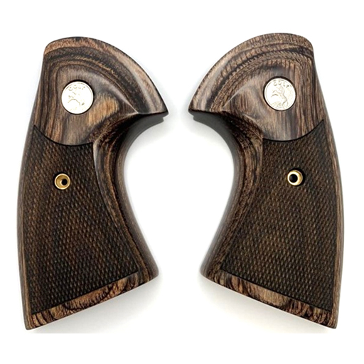 L.A.ホビーショップ / 木グリップ : COLTパイソン 2020 チェッカー