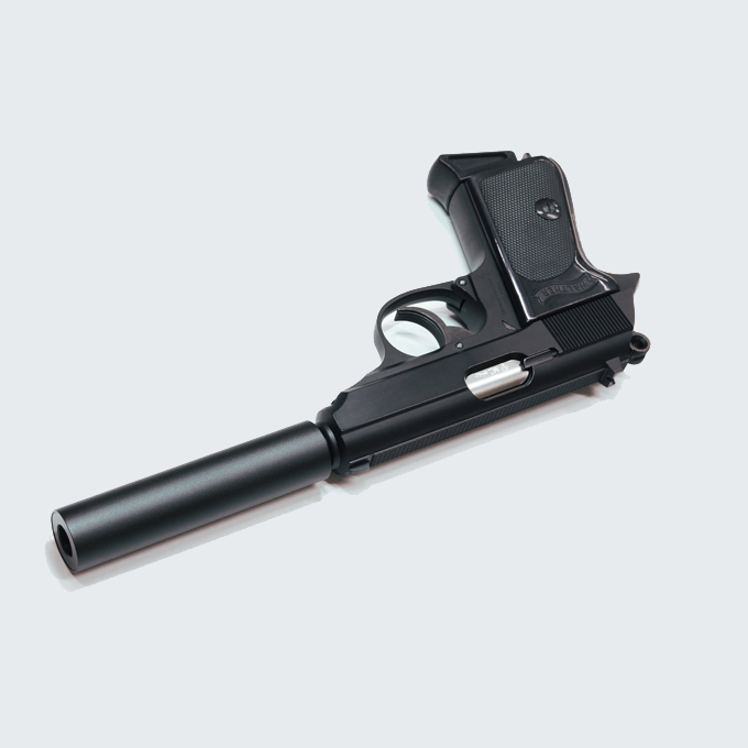 L.A.ホビーショップ / マルゼン PPK・PPK/S用 サイレンサー&可変ホップ