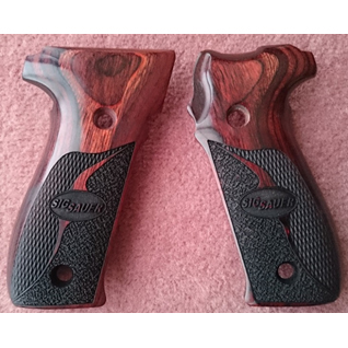 L.A.ホビーショップ / 木グリップ : SIG P226用 ステイプル/チェッカー