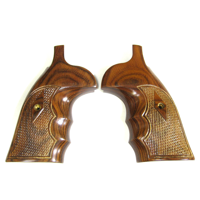 L.A.ホビーショップ / 木グリップ : S&W Kフレーム[ラウンドバット