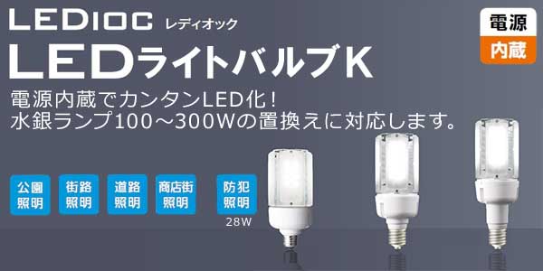 LDT100-242V28L-G/H100 || LEDランプ 岩崎電気 LEDioc LEDライトバルブ