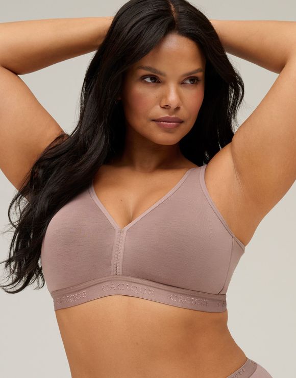 White Supportive Plus Size Bras For Women | Cacique