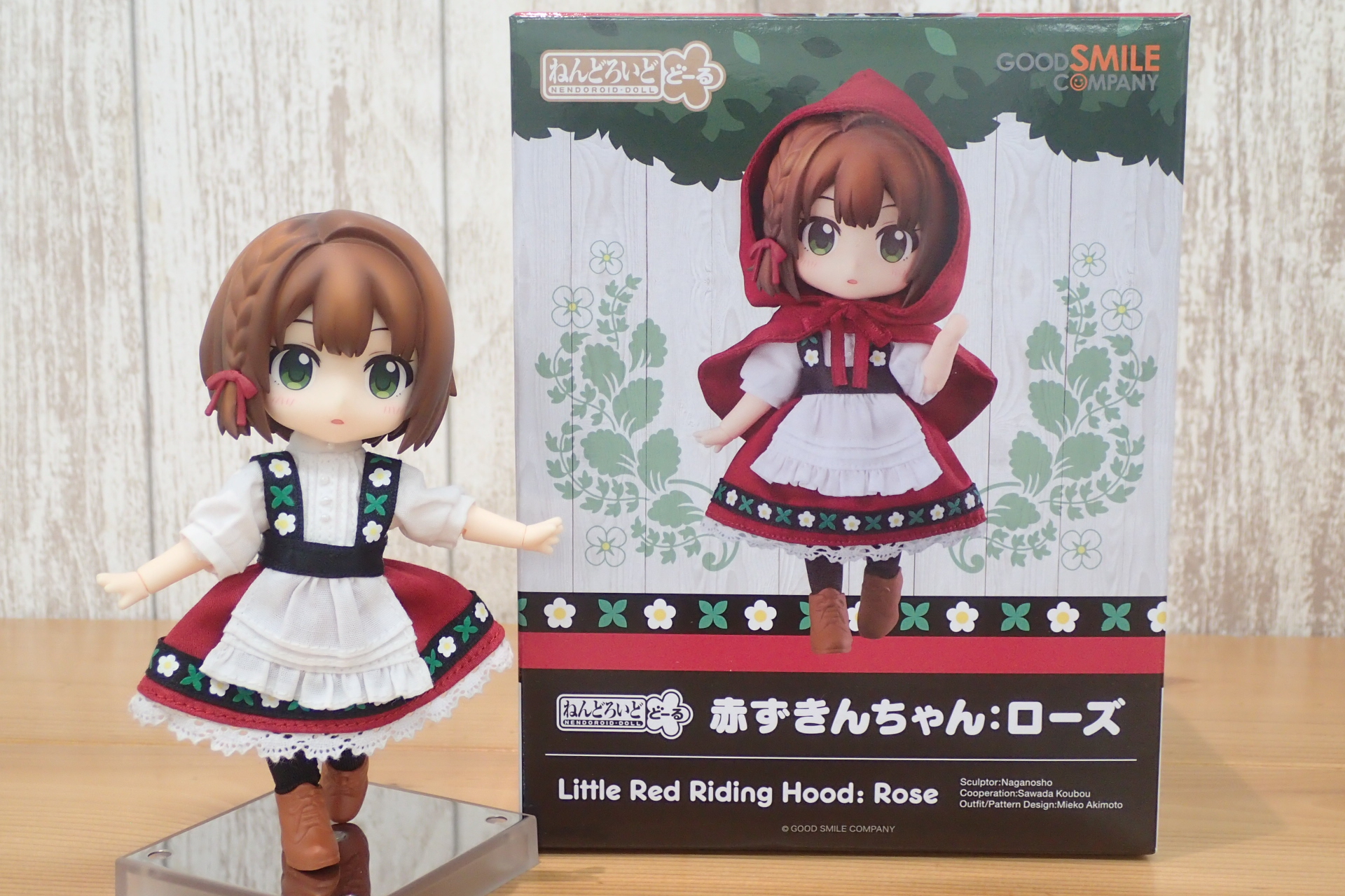 6/24出荷！ねんどろいどどーる 赤ずきんちゃん：ローズ/狼くん