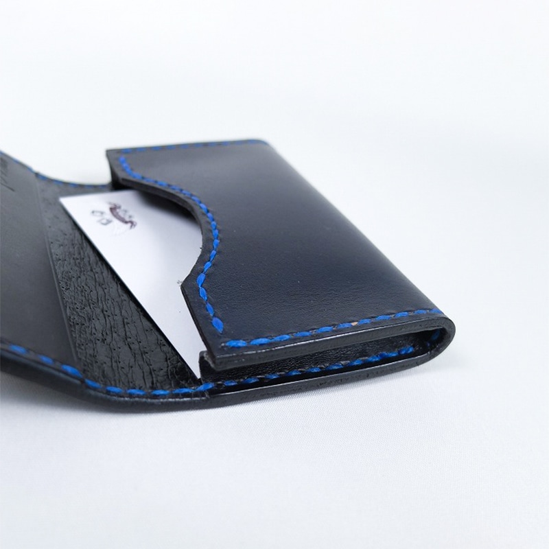 阿波レザー 本藍染め革・名刺入れ(awar CC-I ) | Lacycle mall