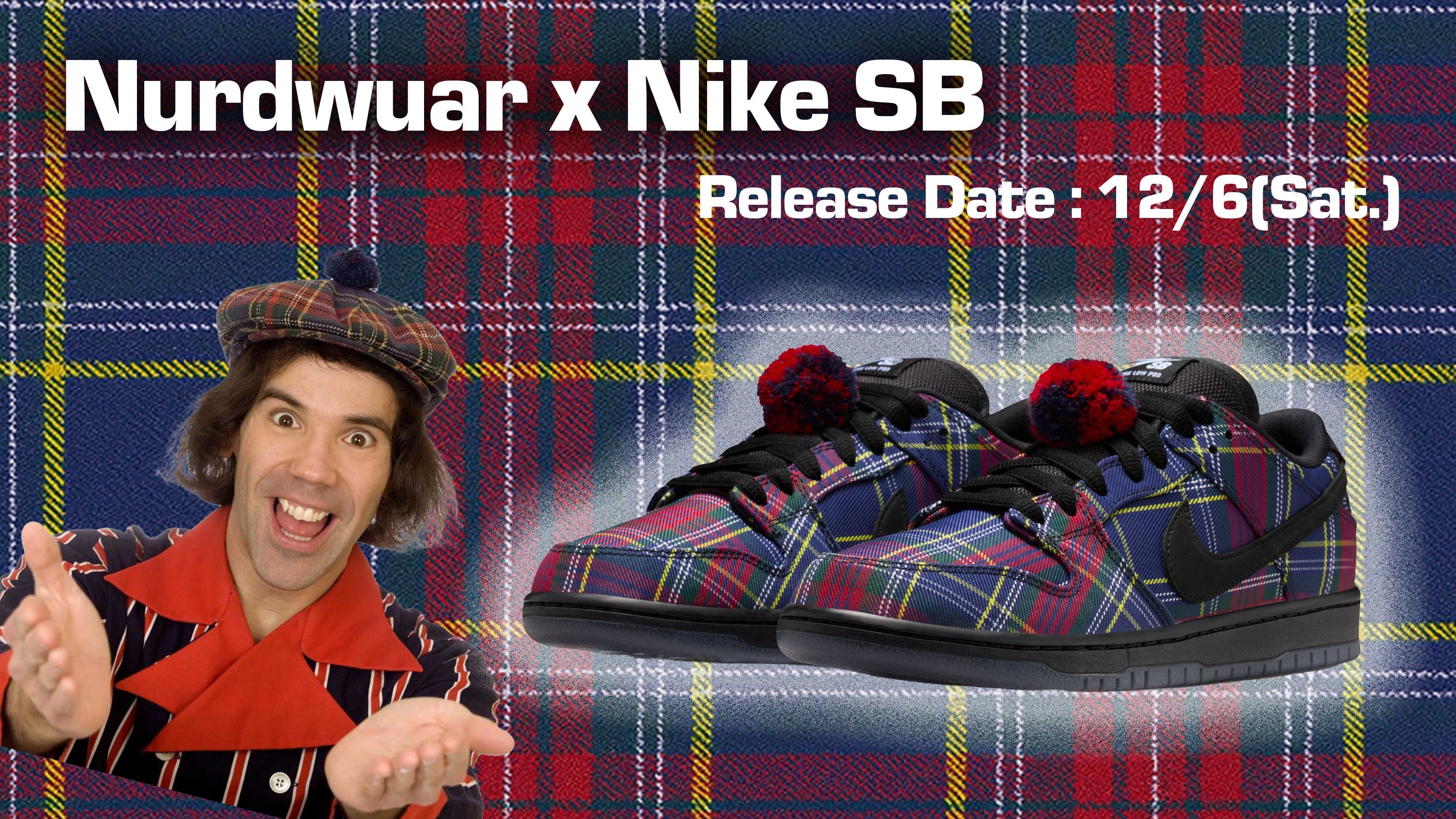 Nardwuar x Nike SB Dunk Low Pro QS 