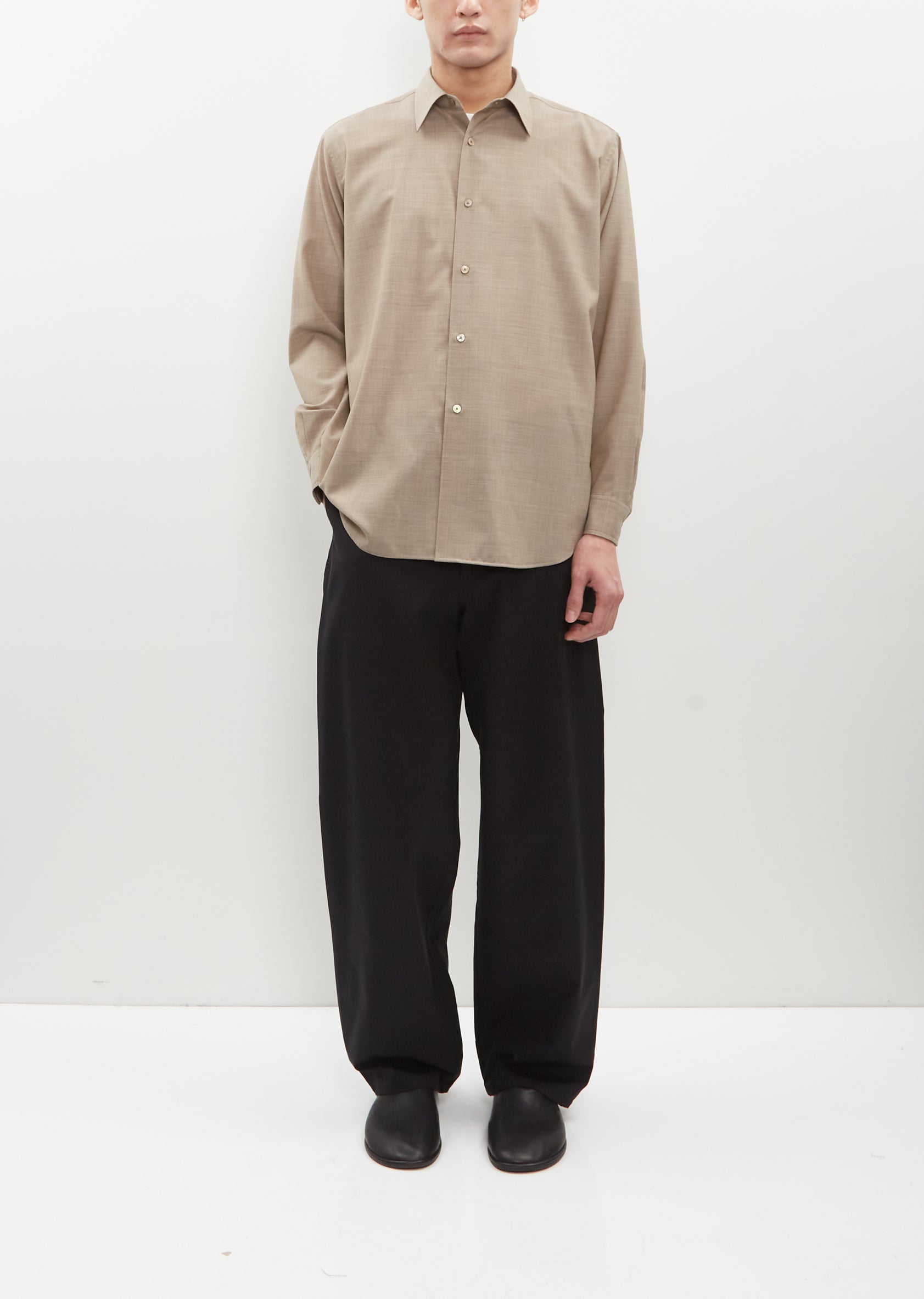 Super Fine Tropical Wool Shirt – La Garçonne