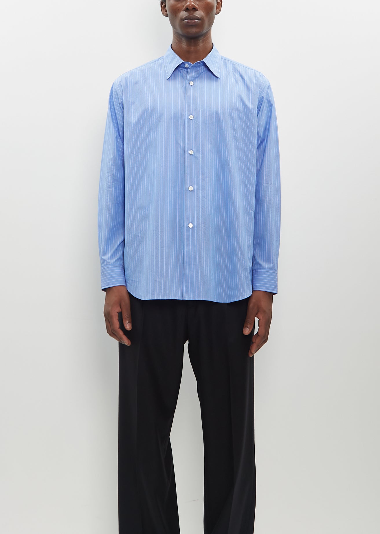 Suvin Cloth Stripe Shirt – La Garçonne