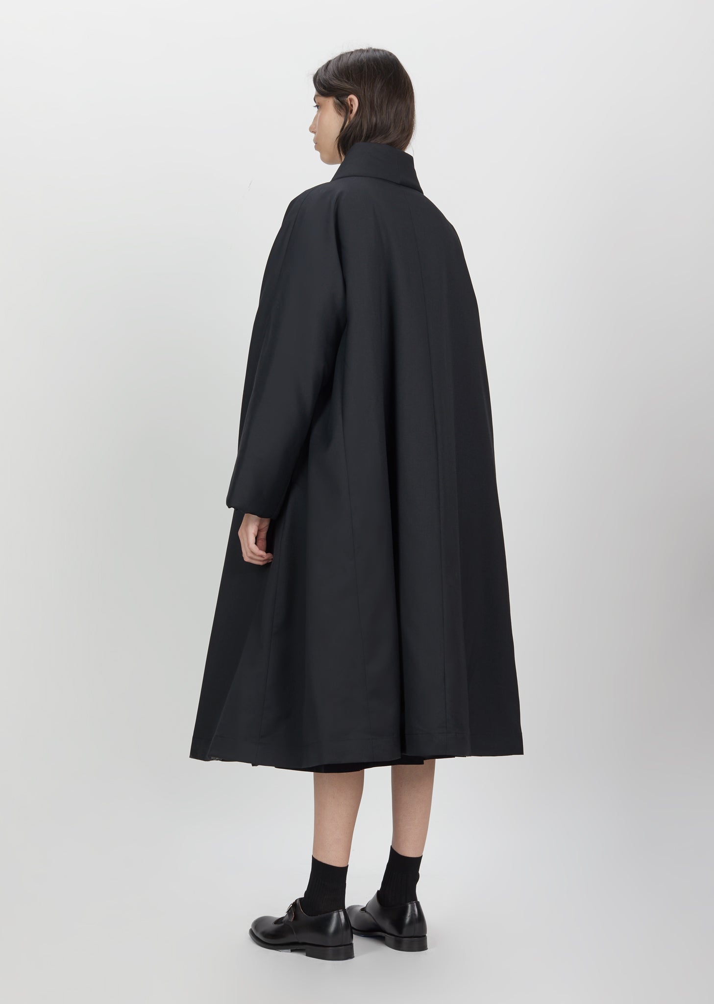 Quilted Wool Polyester Long Coat by Comme des Garçons Comme des