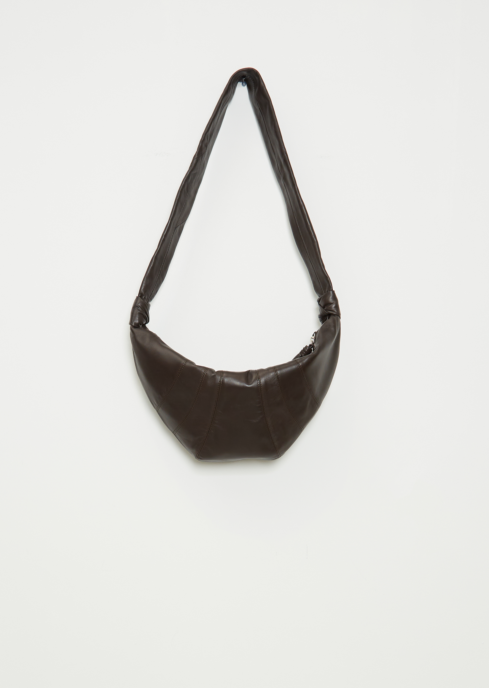 Medium Croissant Bag — Dark Chocolate – La Garçonne