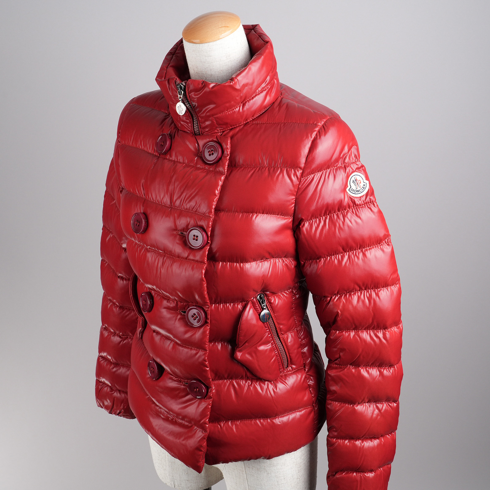 販売】モンクレール ダウンジャケット PLANE サイズ00 レッド