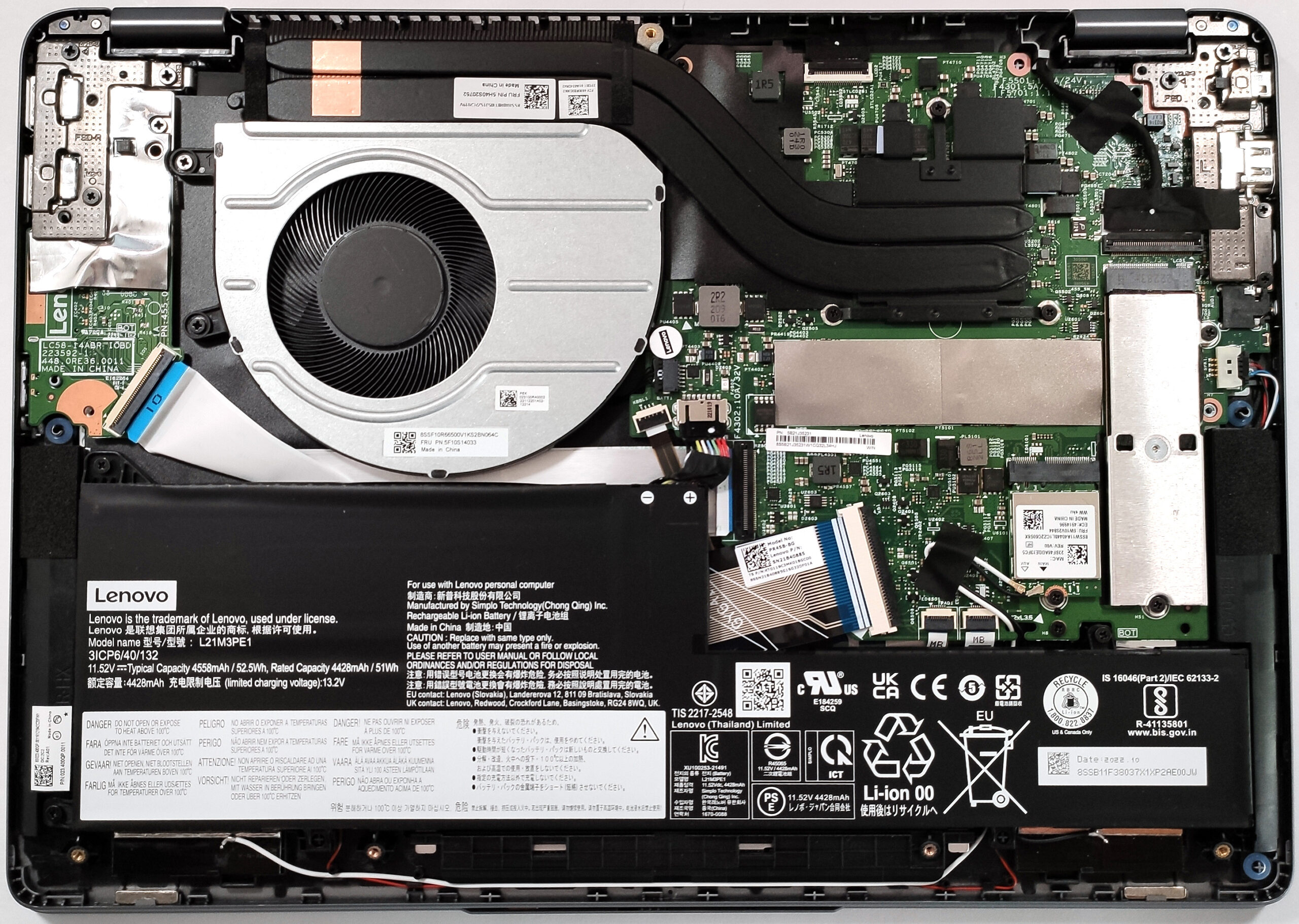 How to open Lenovo IdeaPad Flex 5 (14, Gen 8) - disassembly and