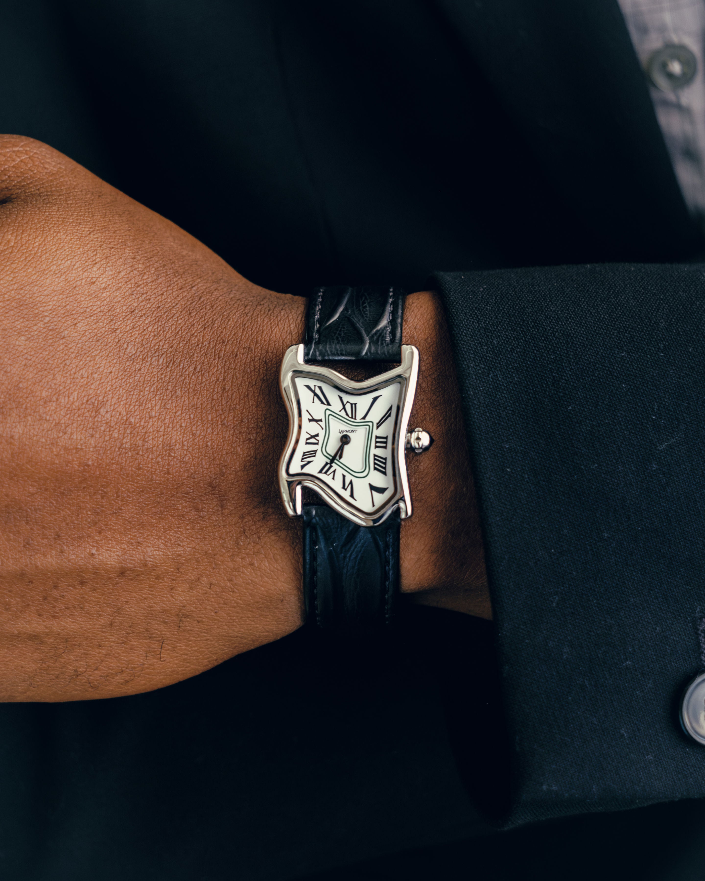 Square Melting Watch Small Silver – Laphont