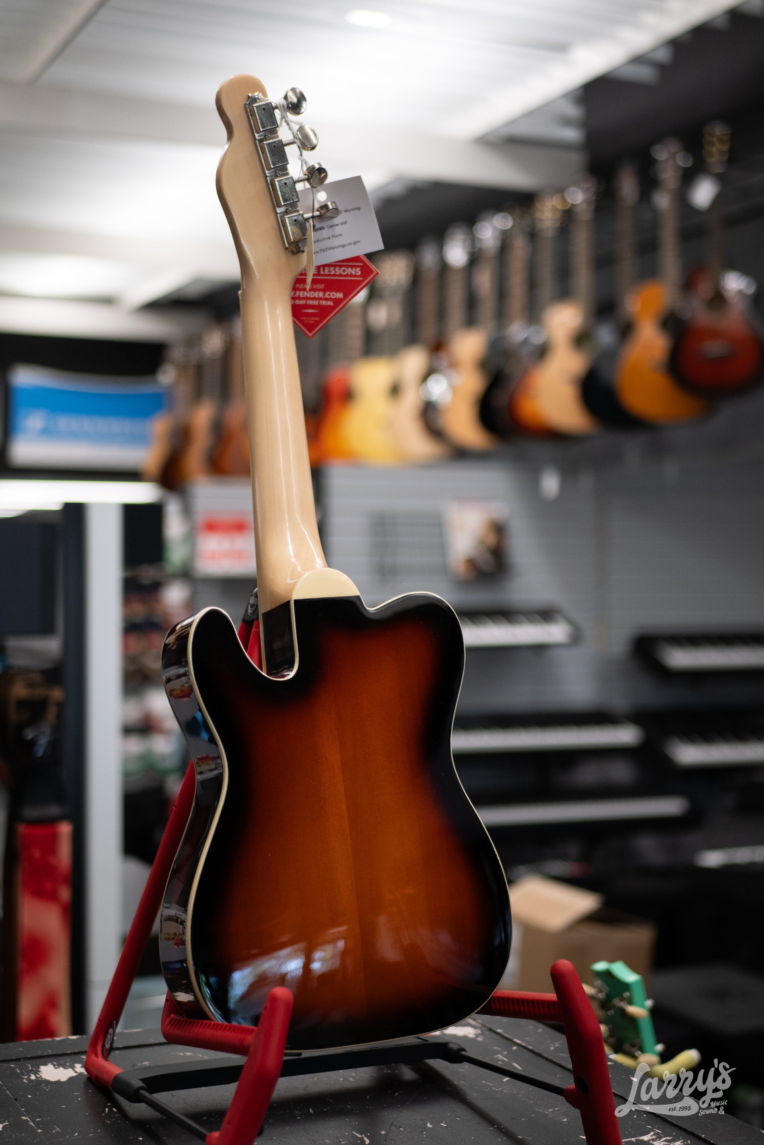 Fender Fullerton Tele Uke - 2 Tone Sunburst – Larry's Music & Sound