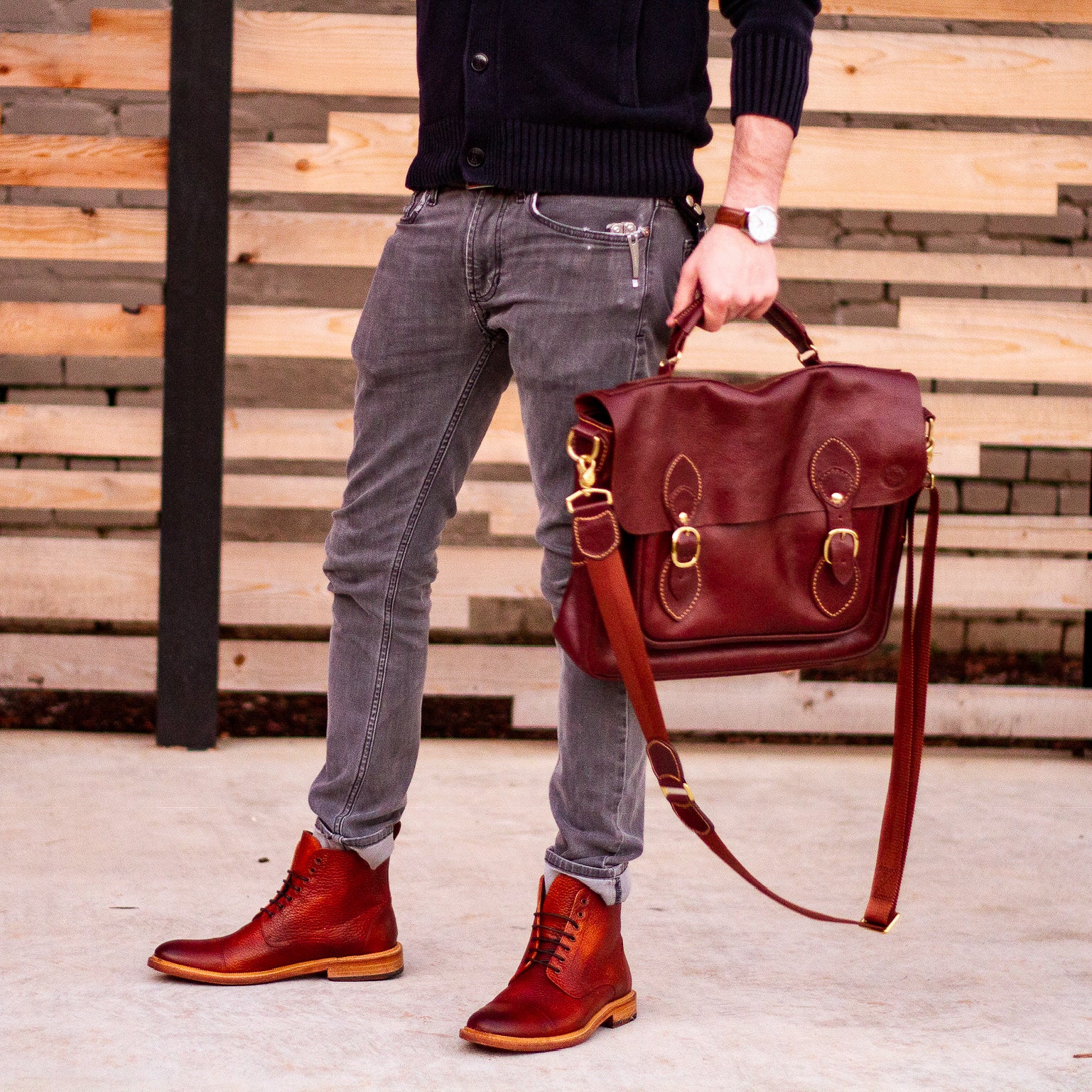 Men's messenger bag – Laszleather