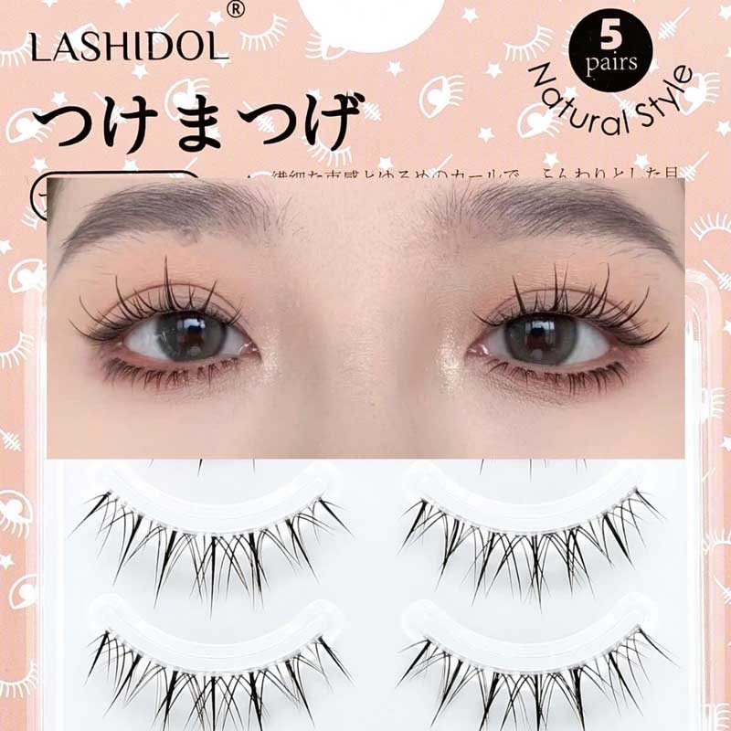 LASHIDOL 手作りつけまつげ DIY デイリーメイク用5ペア (Precious Idol