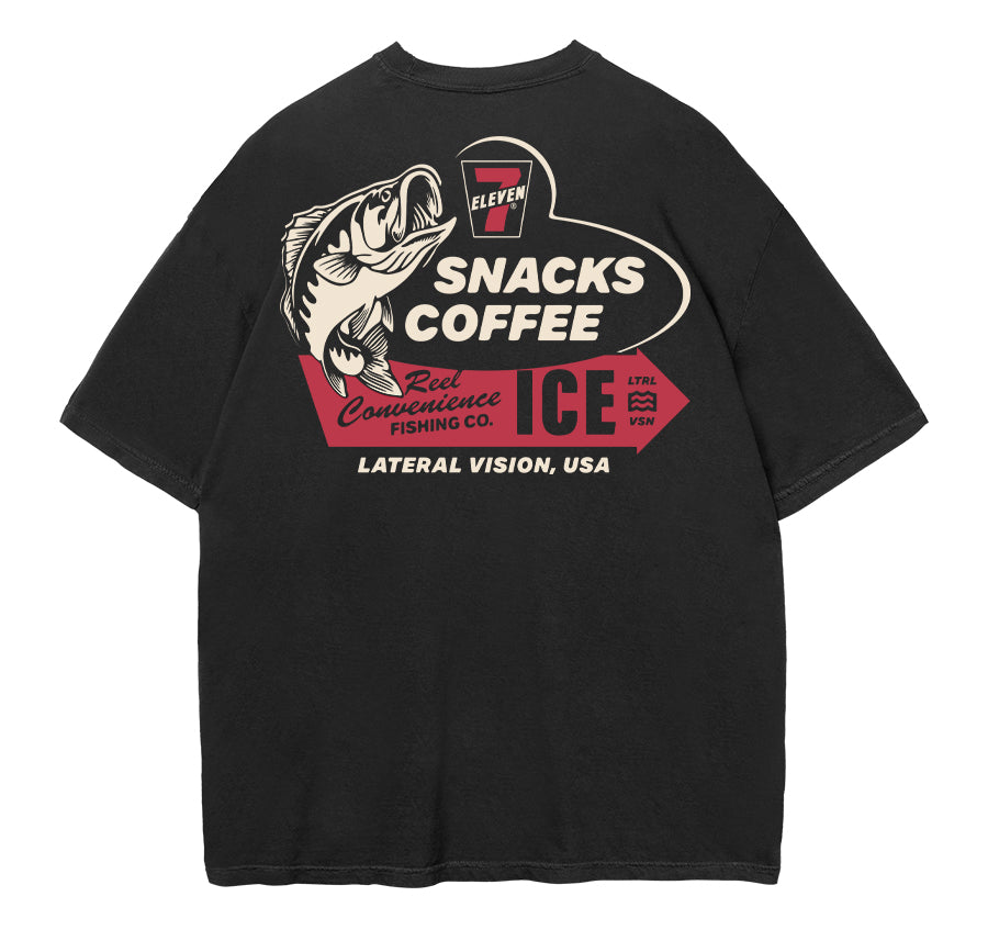 7-ELEVEn® x LV Fishing Tee - Black – Lateral Vision