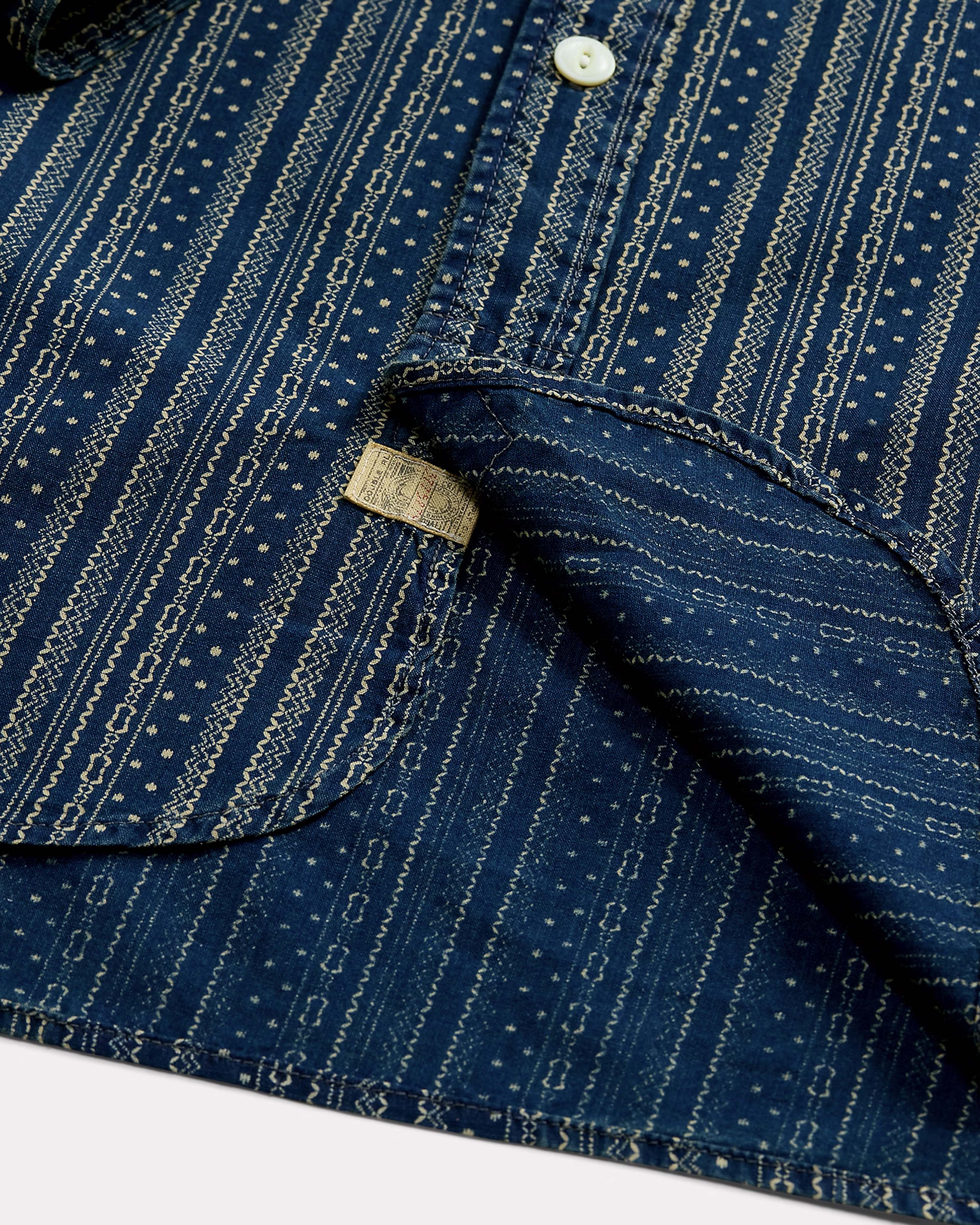 RRL INDIGO PRINT WORKSHIRT – Lawrence Covell