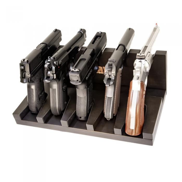 WOOD HAND GUN STAND 340-120DB[satellite]