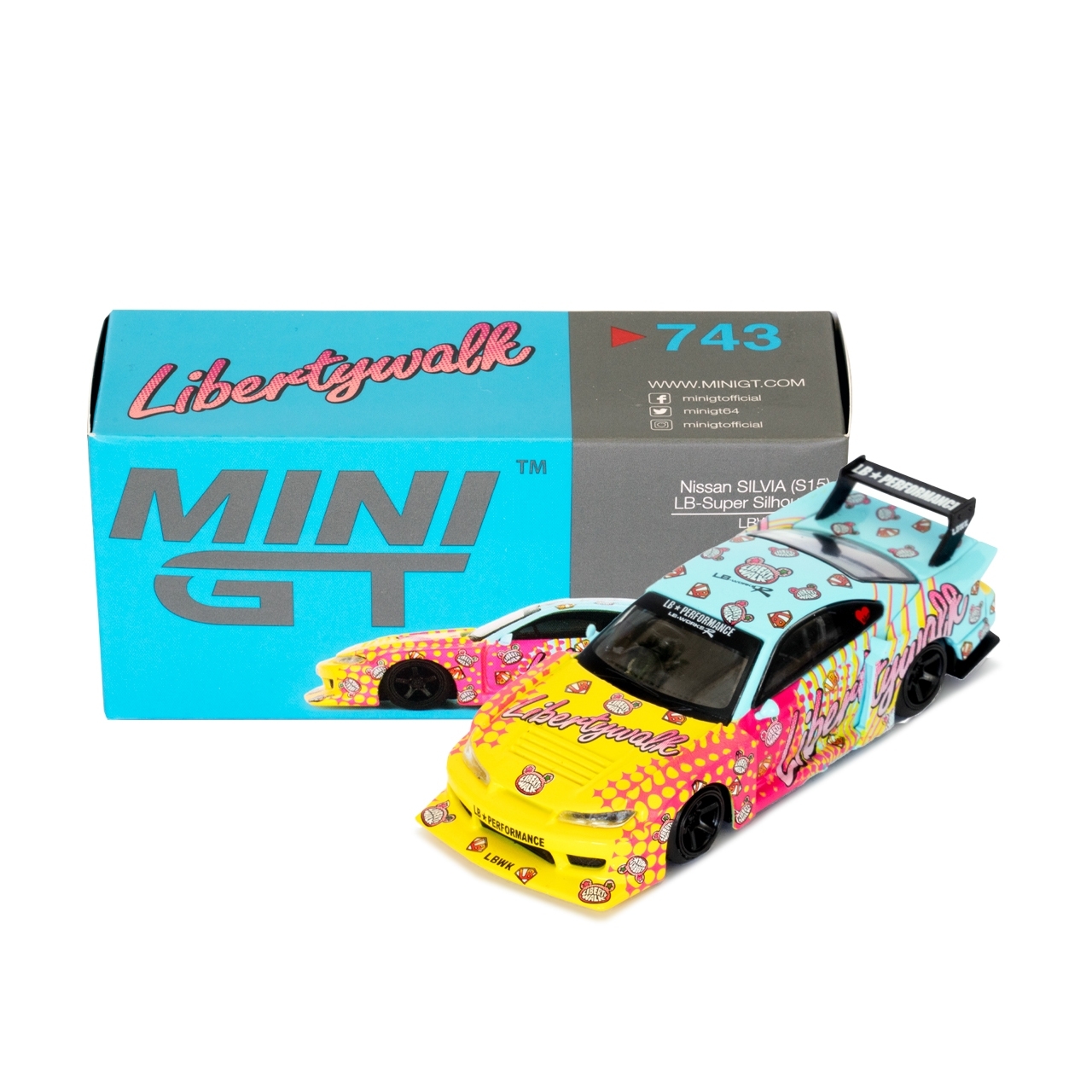 MINI GT 1/64 LB-Silhouette WORKS S15 Silvia LBWK KUMA - LB-ONLINE