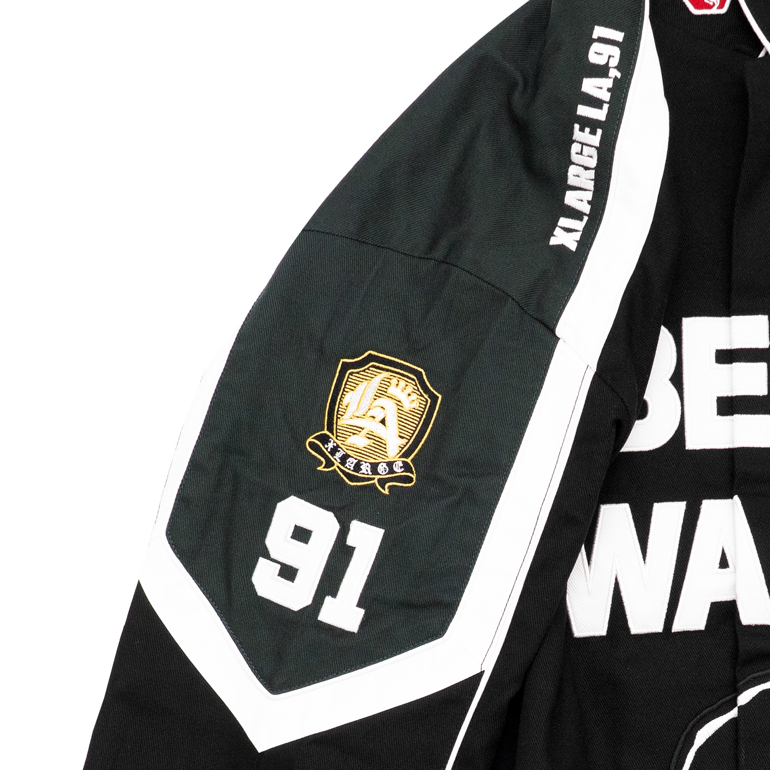 LIBERTY WALK×XLARGE WALK RACING JACKET GREEN - LB-ONLINE STORE