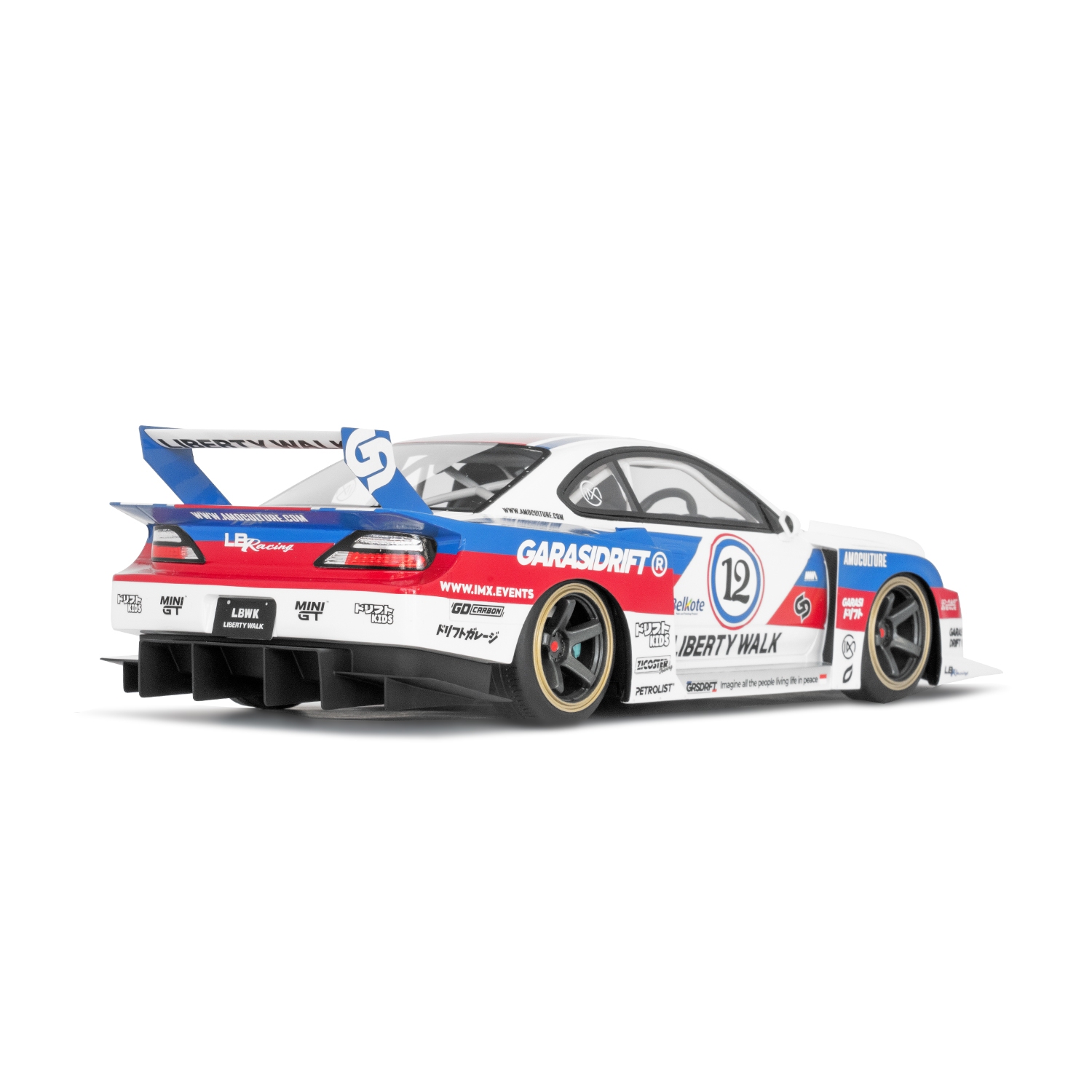 TOPSPEED 1/18 Nissan LB-Super Silhouette S15 SILVIA GARASIDRIFT x