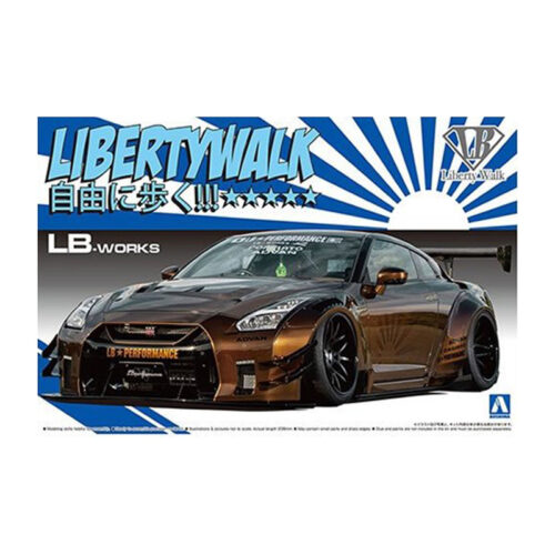 AOSHIMA Plastic model 1/24 LB-WORKS NISSAN GT-R R35 Type2 ver.1