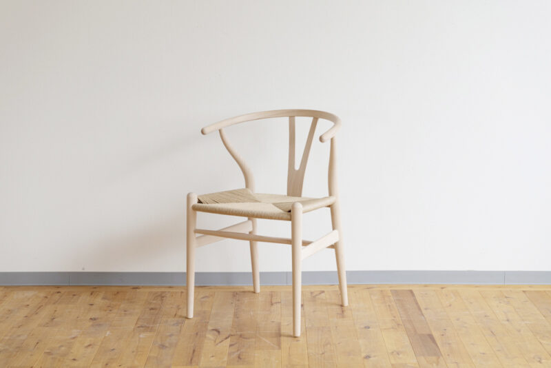 CH24 Yチェア ビーチ材・ソープ仕上げ/SH45cm｜四国 徳島の家具