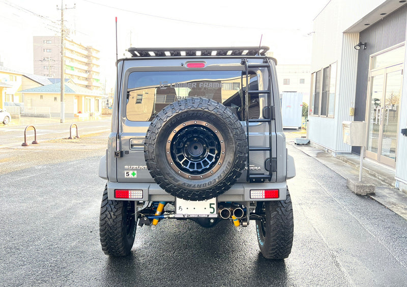 ジムニー-フラッグポールステー-アンテナ基台-専用台座-ポールスタンド