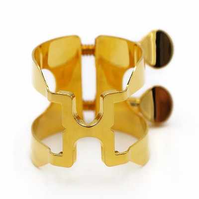 ハリソン / ソプラノサックス用リガチャー（ラバー用） / 金メッキ（GP