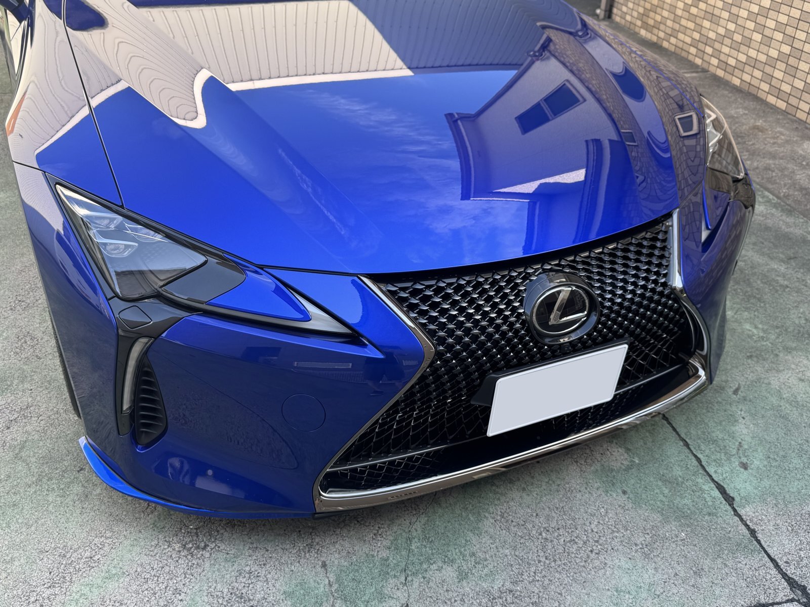 LC500 フロントグリル＋ランプガーニッシュブラック仕様