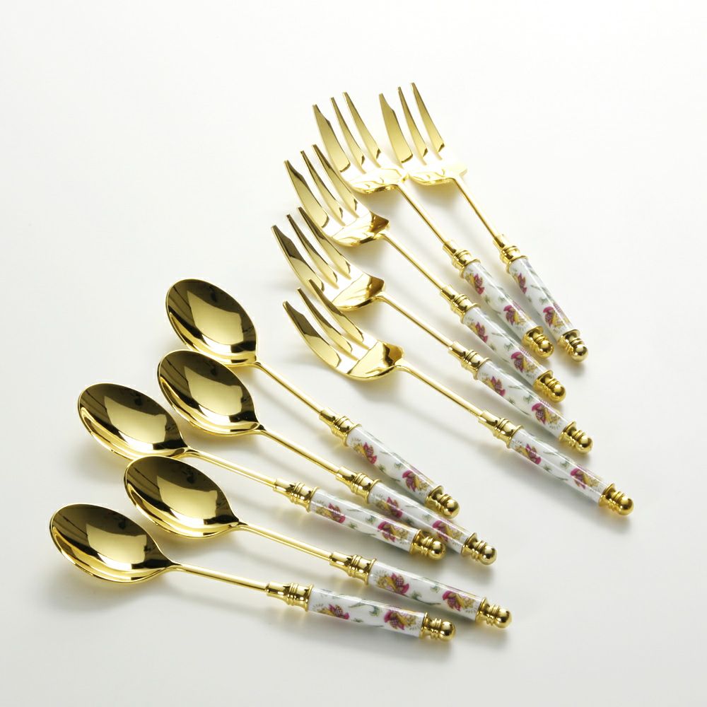 ミントン ハドンホール ティースプーン・ケーキフォーク 10本セット